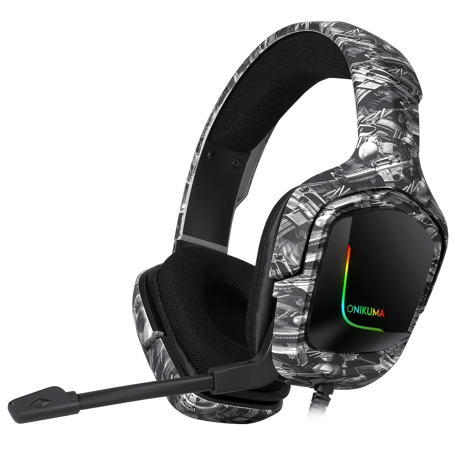 headphone 2 ONIKUMA Gaming Headset K20 – Camouflage - Image 1