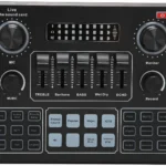 V9 BT Sound Card Audio Mixer