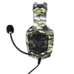 Onikuma K8 Professional Gaming Headset with Noise Cancellation - Army Green - Image 5