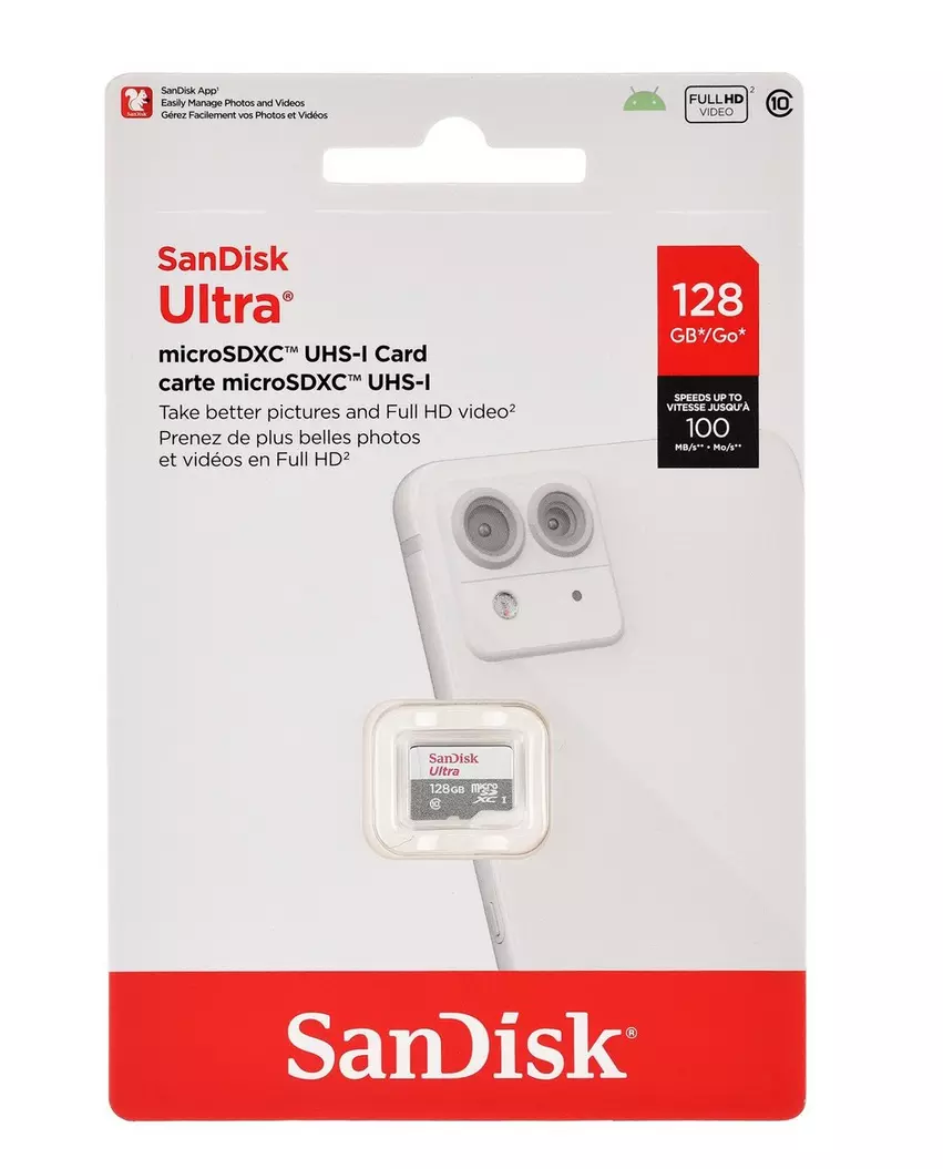 100197548_100_01 SanDisk Ultra microSD, 128GB - Image 1