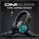 ONIKUMA GT802 Tri-Mode Wireless Gaming Headset with RGB Lighting - Image 3