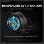 ONIKUMA GT802 Tri-Mode Wireless Gaming Headset with RGB Lighting - Image 6