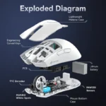 ATTACK SHARK X11 Wireless Gaming Mouse with Charging Dock - Image 8