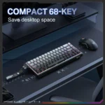 Onikuma G69 Compact RGB Wired Magnetic Switch Keyboard - Image 5