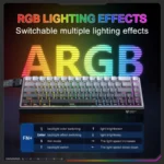 Onikuma G69 Compact RGB Wired Magnetic Switch Keyboard - Image 8