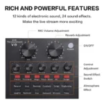 Condenser Microphone BM800 + V8 Version Sound Card Complete Set - Image 4