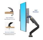 NB F80 Single Monitor 17″ – 30″ Arm Desk Mount Table Stand Full Motion Flat, 2-9 KG - Image 4