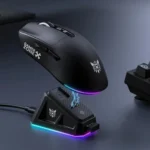 Onikuma DM07 Wireless Gaming Mouse with RGB Charging Dock-Black - Image 5