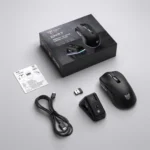 Onikuma DM07 Wireless Gaming Mouse with RGB Charging Dock-Black - Image 6
