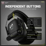 ONIKUMA GT888 4-Mode Wireless Gaming Headset - Image 5