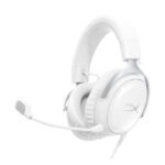 HyperX Cloud III DTS Headphone X Spatial Audio Wired Gaming Headset for PC, PS5, PS4, Xbox One, Switch - White