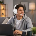 HYPERX Cloud III S Wireless Gaming Headset White - Image 4