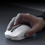 Onikuma DM07 Wireless Gaming Mouse with RGB Charging Dock-White - Image 3