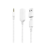 HyperX Cloud III DTS Headphone X Spatial Audio Wired Gaming Headset for PC, PS5, PS4, Xbox One, Switch - White - Image 4