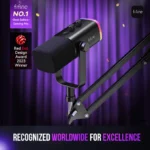 FIFINE AmpliGame AM8T USB/XLR Dynamic Microphone Kit with Boom Arm Stand - Image 5