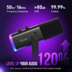 FIFINE AmpliGame AM8T USB/XLR Dynamic Microphone Kit with Boom Arm Stand - Image 4
