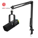 FIFINE AmpliGame AM8T USB/XLR Dynamic Microphone Kit with Boom Arm Stand