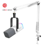 FIFINE AmpliGame AM8T USB/XLR Dynamic Microphone Kit with Boom Arm Stand