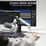 FIFINE Podcasting & Streaming Standard Bundle Kit: K688 Microphone + BM88 Boom Arm Stand - Image 4