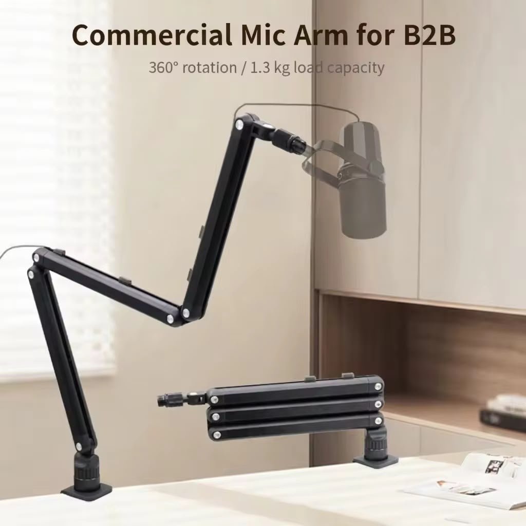 WhatsApp Image 2026-08-05 at 3.48.23 PM Microphone Stand-Black - Image 1