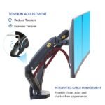 NB F160 Dual Monitor 17″ – 27″ Arm Desk Mount Table Stand Full Motion 2-9 KG – Flat Monitors - Image 2