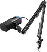 Fifine XLR/USB Dynamic Microphone Kit for Gaming (black)