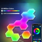 Smart RGB LED Hexagon Wall Lights 10 PCS - Image 5