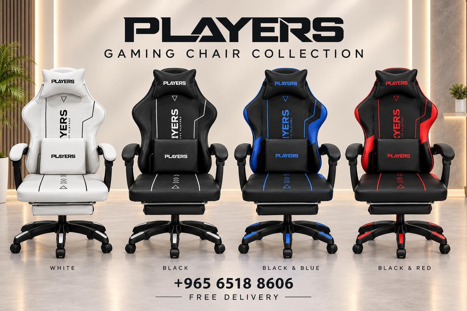 WhatsApp Image 2026-10-10 at 9.18.08 PM PLAYERS GAMING CHAIR PU - Image 1