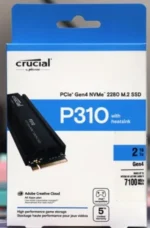 Crucial P310 Internal SSD with Heatsink 2TB Black - Image 2